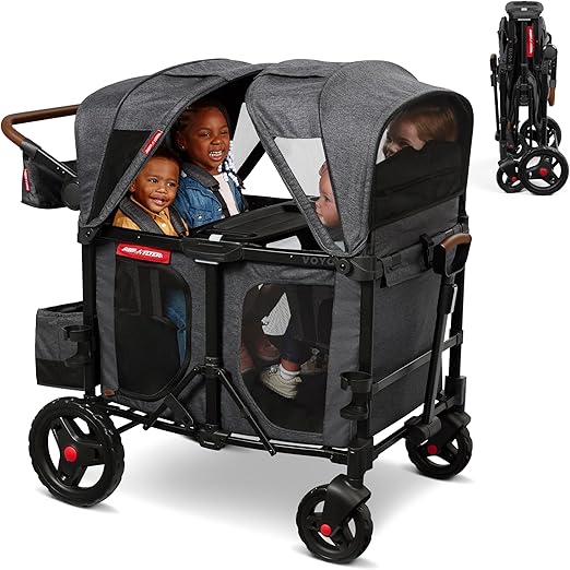 Baby Stroller, Wagon for Kids, Outside Toys for Toddlers 1-3, Outdoor Play Rolling Cart