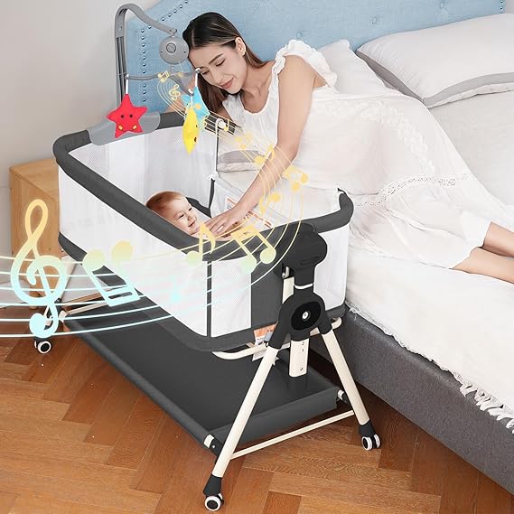 Baby Bassinet, Rocking Bassinet, 3 in 1 Bassinets