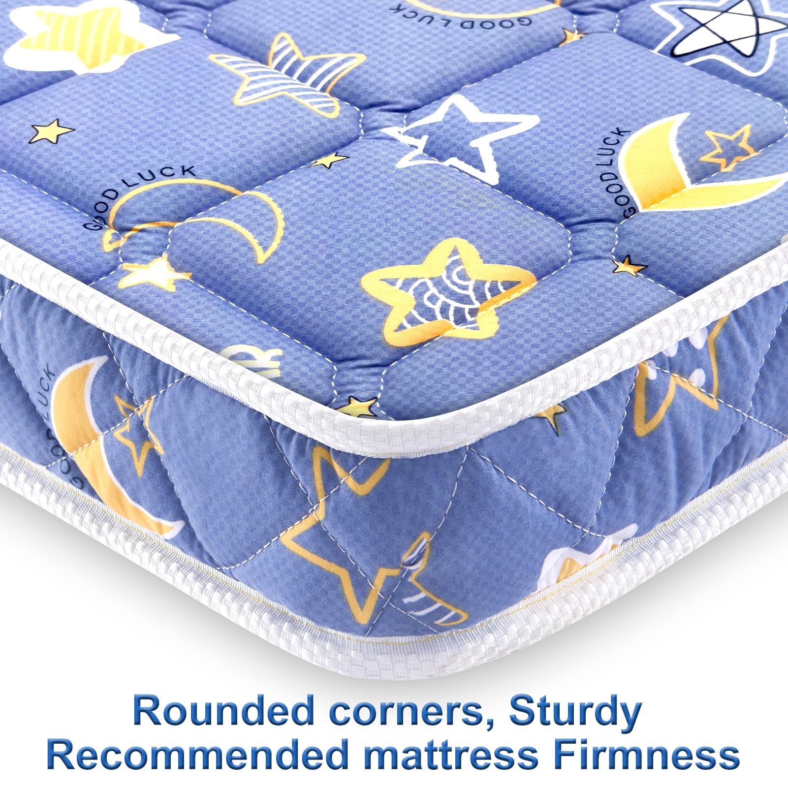 Premium Crib and Toddler Mattress - Firm Breathable Hypoallergenic