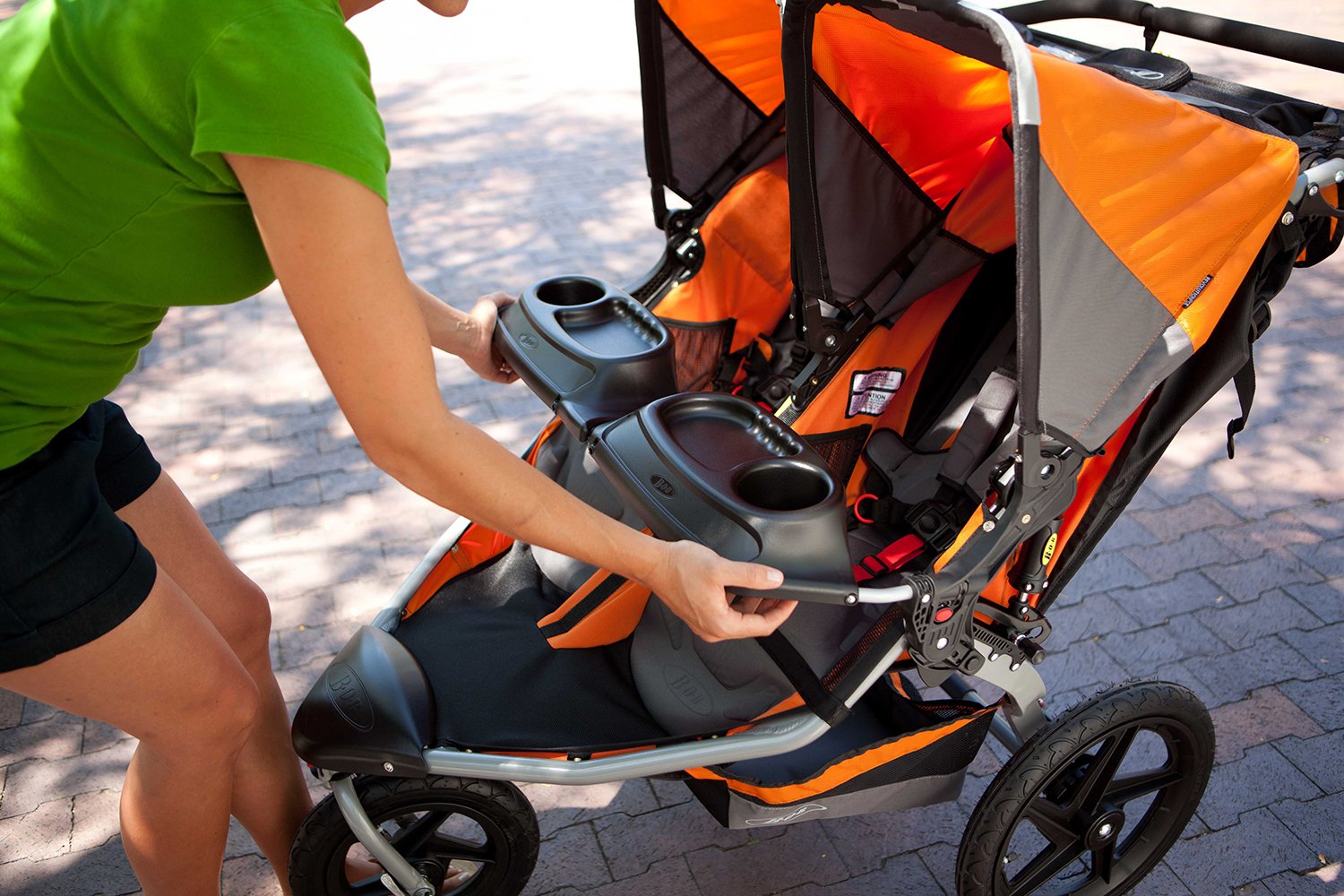 Snack Tray for Duallie Jogging Strollers, Black