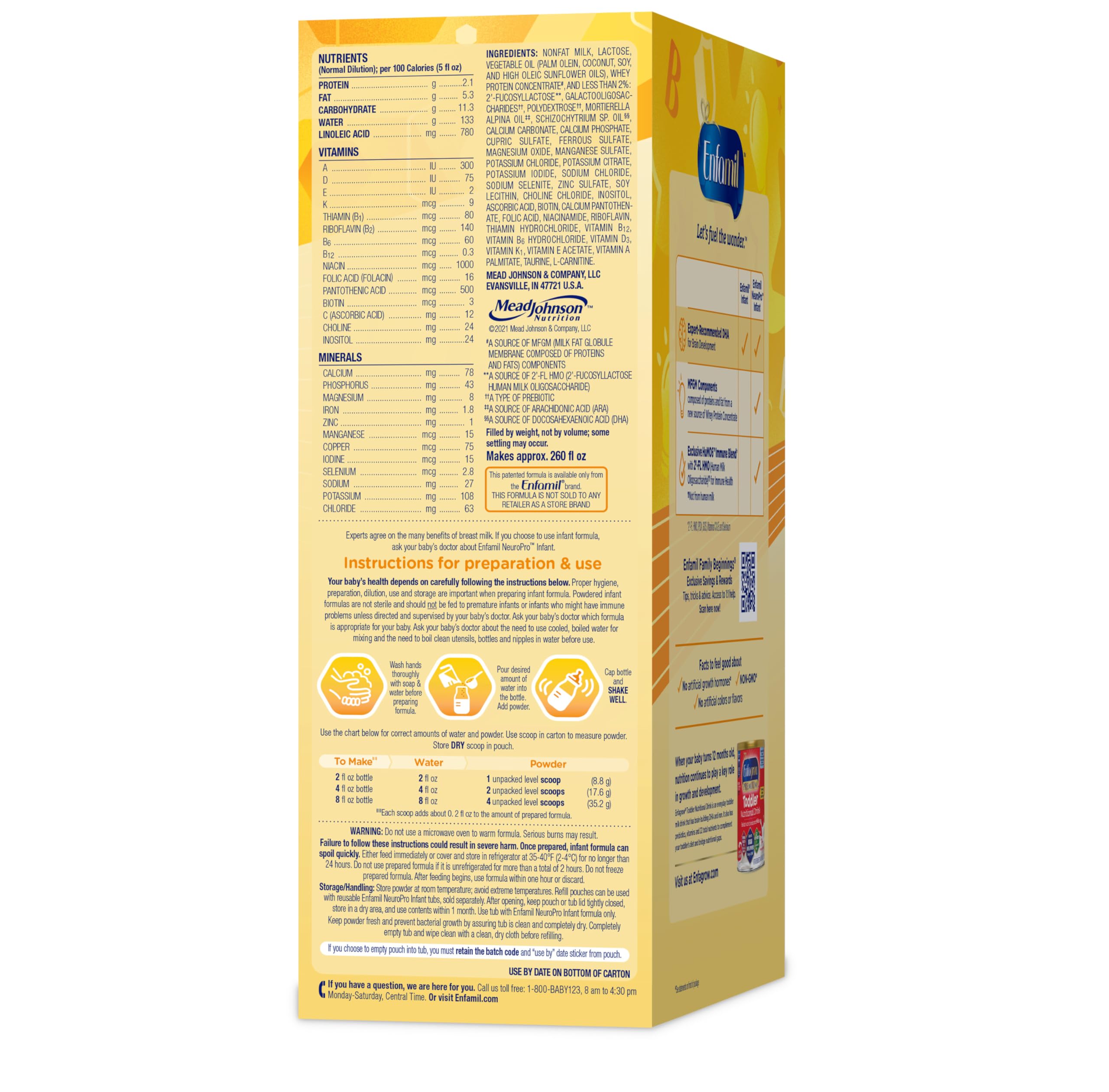 Baby Formula, MFGM* 5-Year Benefit, Expert-Recommende