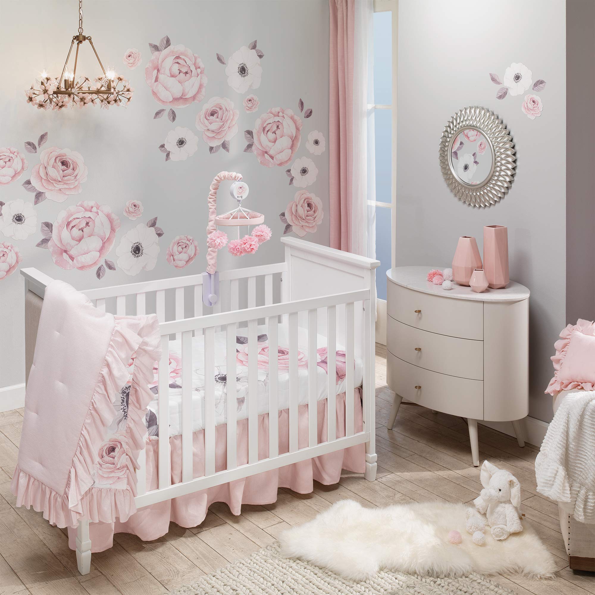 Floral Garden 5-Piece Baby Crib Bedding Set