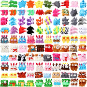 200 Pcs Mini Stuffed Animals Bulk Small Stuffed Animals Keychain Back to School Gifts
