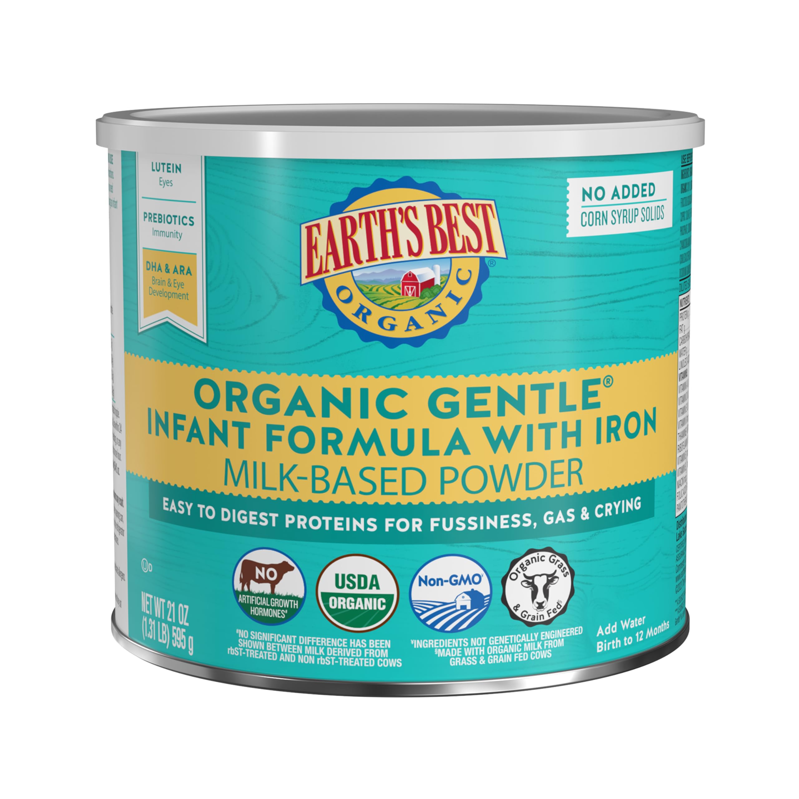 Organic Gentle Infant Formula for Babies 0-12 Months