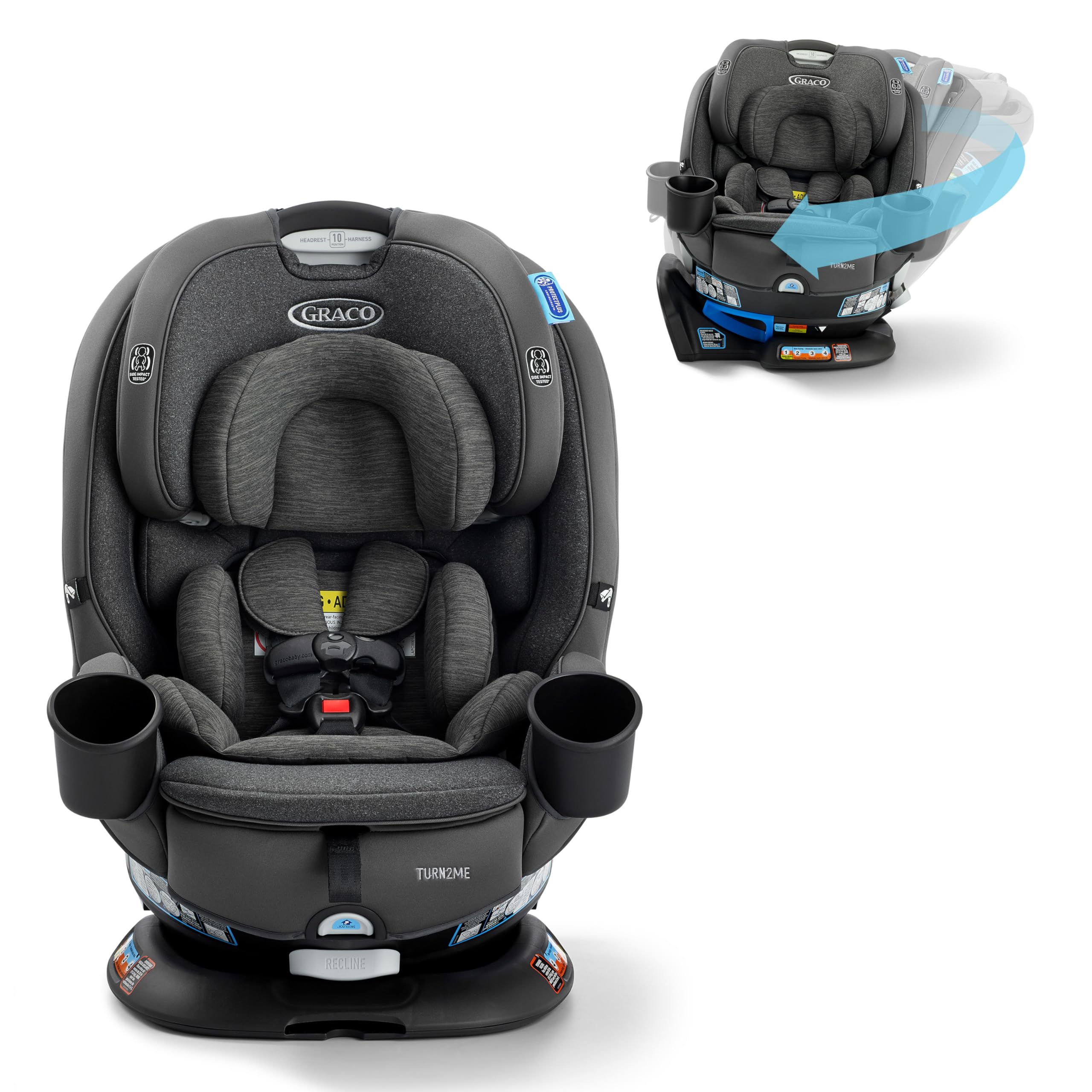Graco Turn2Me 3-in-1 Rotating Convertible Car Seat, Manchester