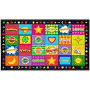 Corlorful Classroom Rug 7'5"x13' Educational Encourage Classroom Carpet