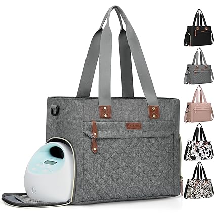 Bag Tote for Working Mom, Large Travel Diaper Tote for Mom