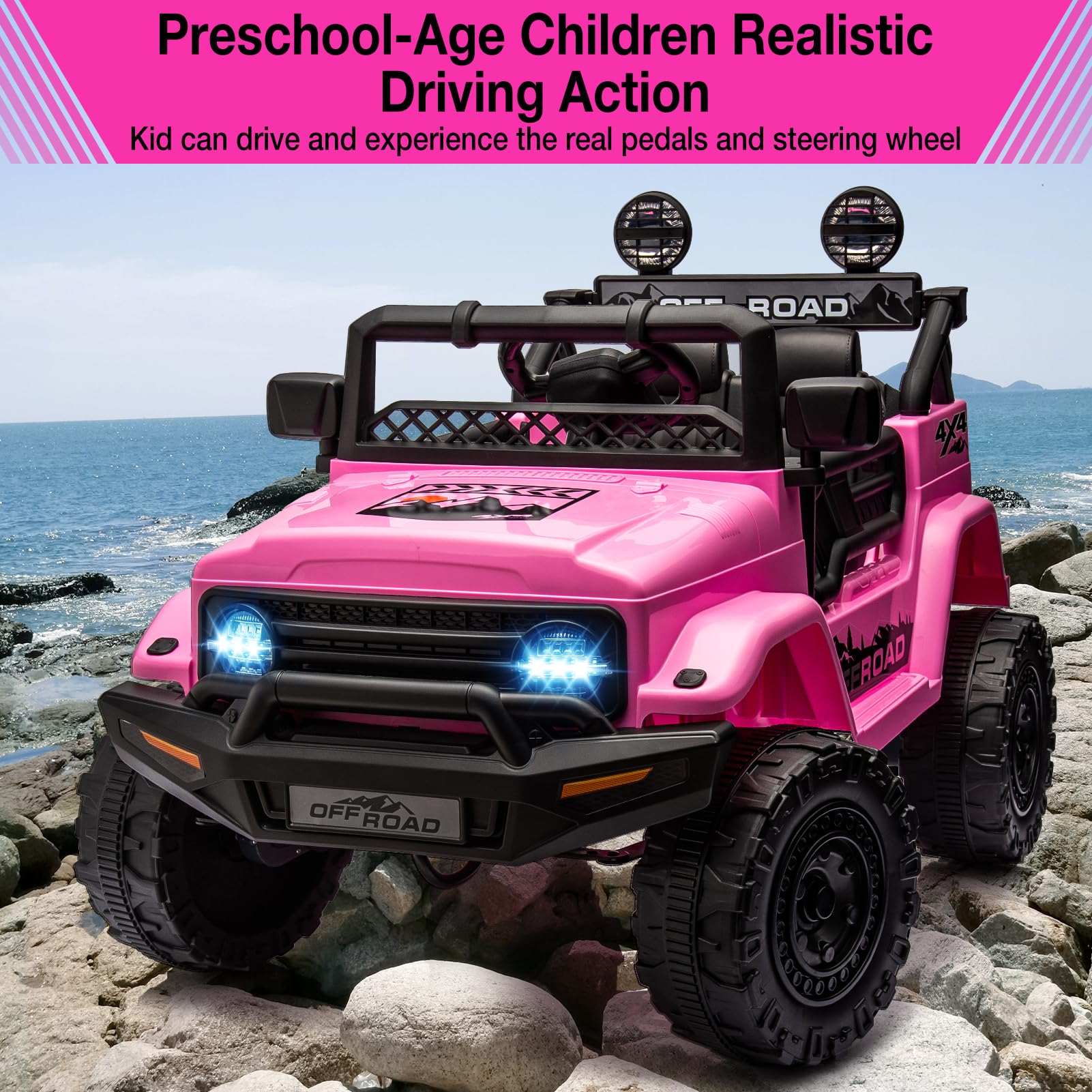 12V Kids Ride-On Truck with Remote Control