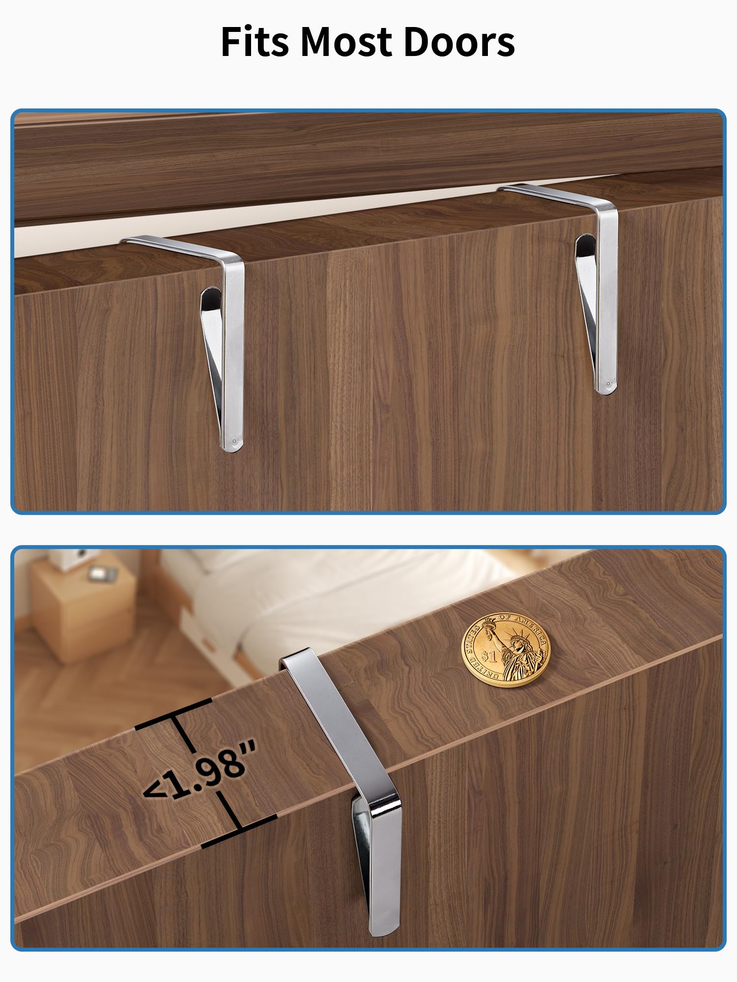 5-Shelf Over Door Organizer with Large Pockets