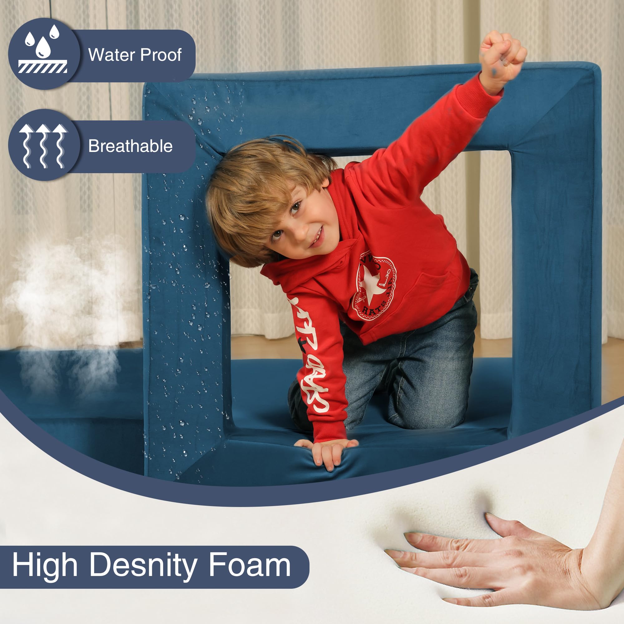Modular Kids Play Couch 22 Piece Foam Sofa Set