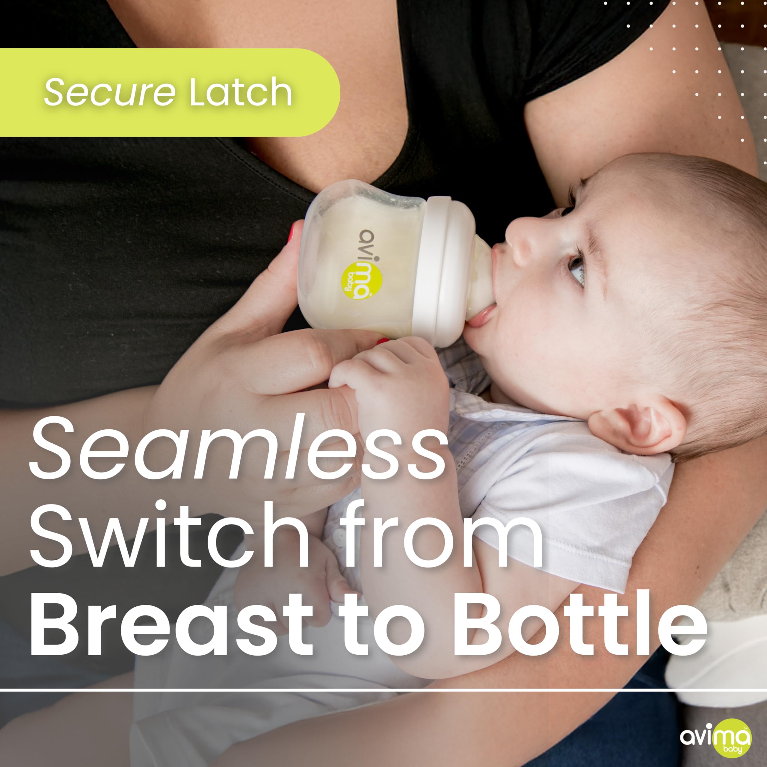 10 oz Anti Colic Baby Bottle Set - Medium Flow Nipples Included, Standard Neck