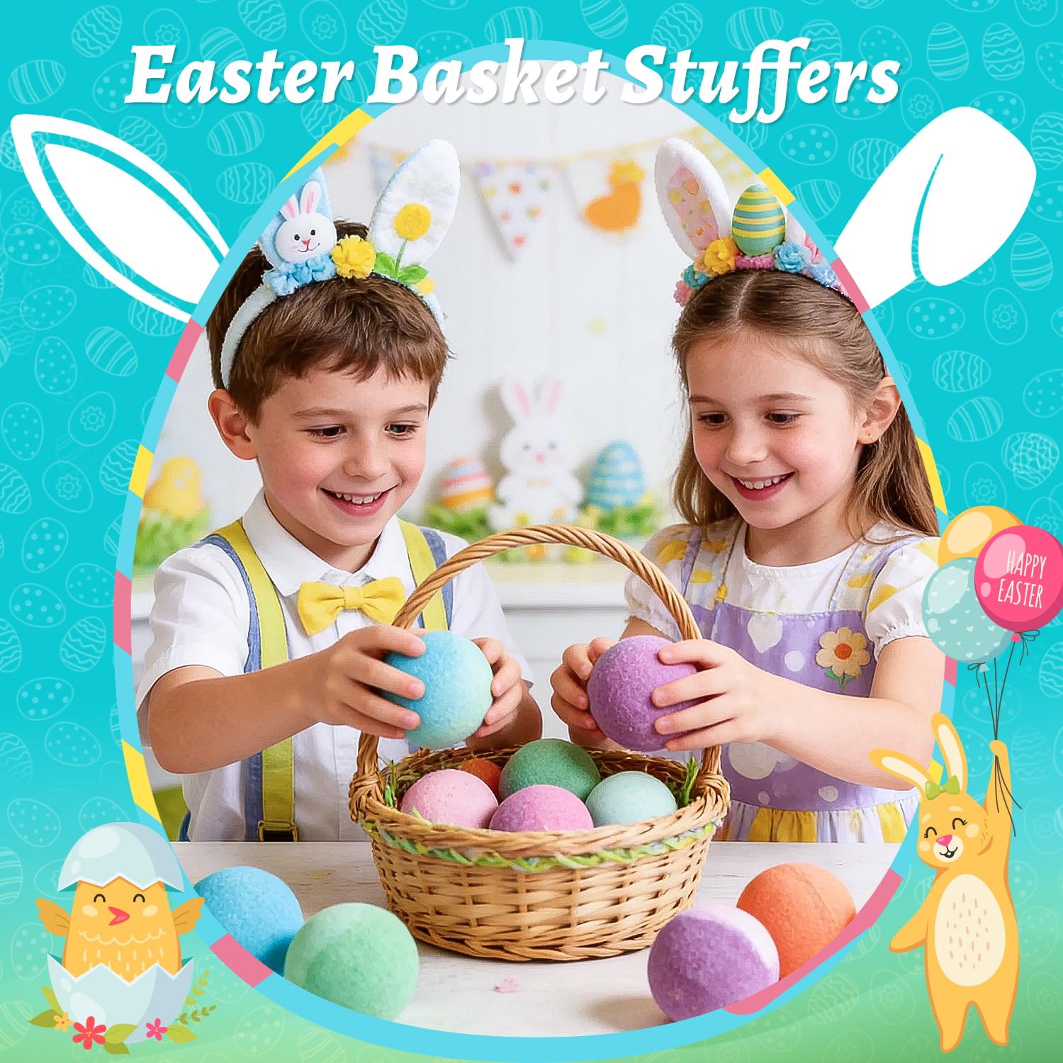 Kids Bath Bombs with Surprise Toys Inside 24 Pack Gift Set