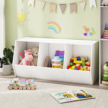 Toy Storage Organizer for Kids, Stackable Toy Box