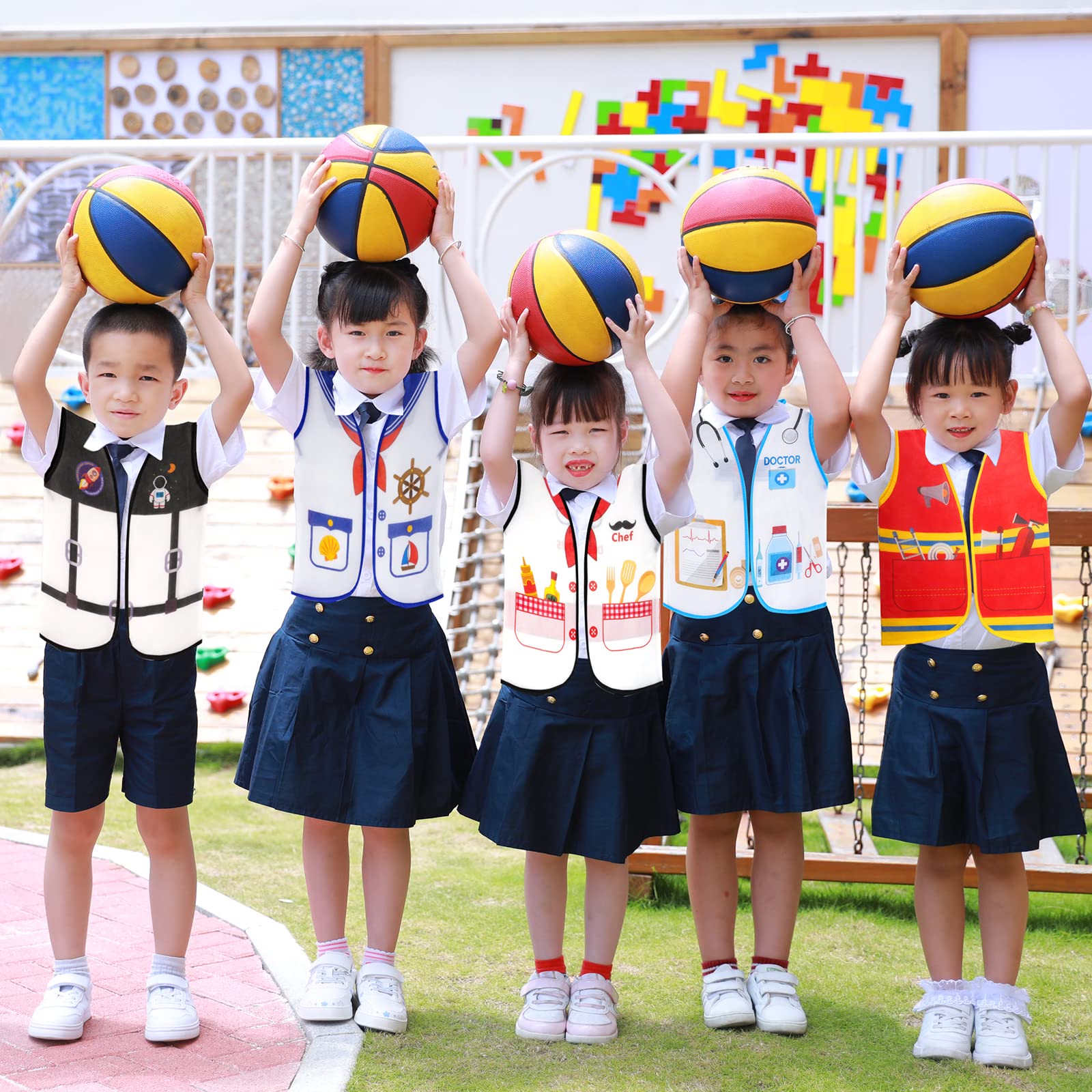 Helper Dress Up Vest Boys Dress Up Clothes Vest Career Cosplay