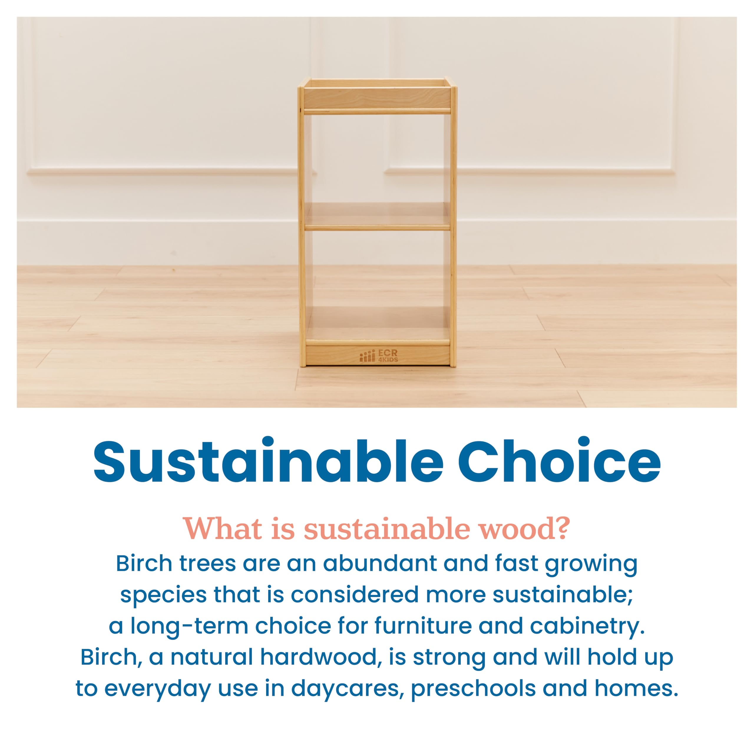 2-Cube Vertical Storage Cabinet Natural Birch