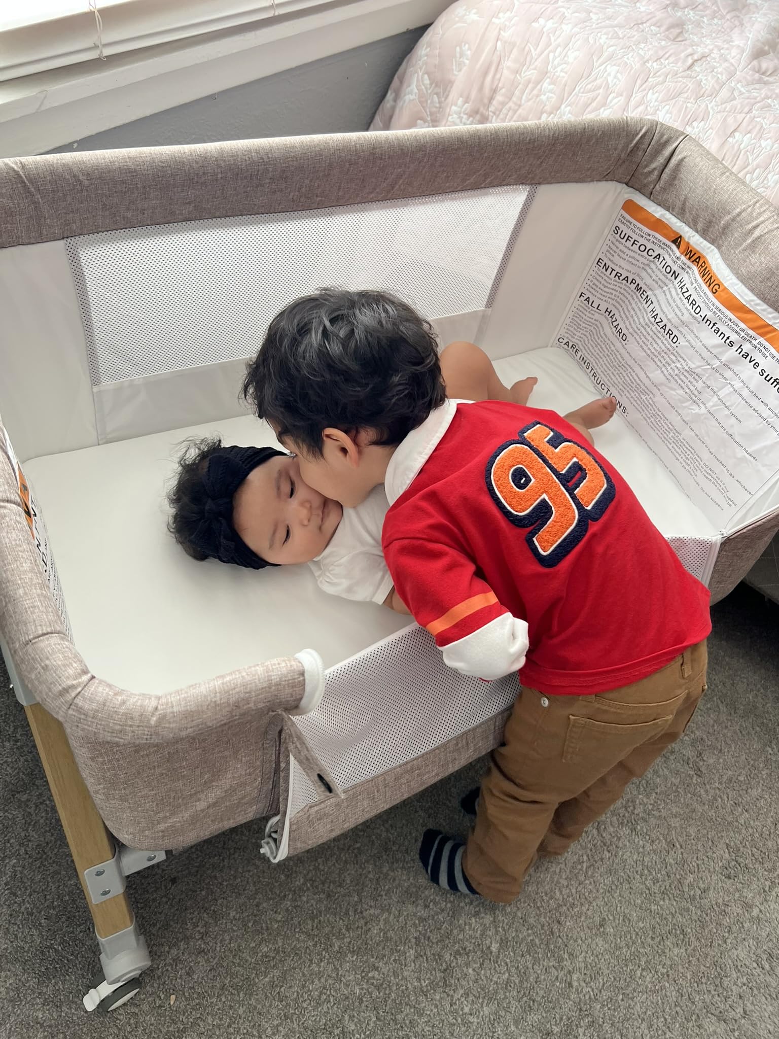 Cuddly Bassinet, 3 in 1 Baby Bassinet Bedside Sleeper