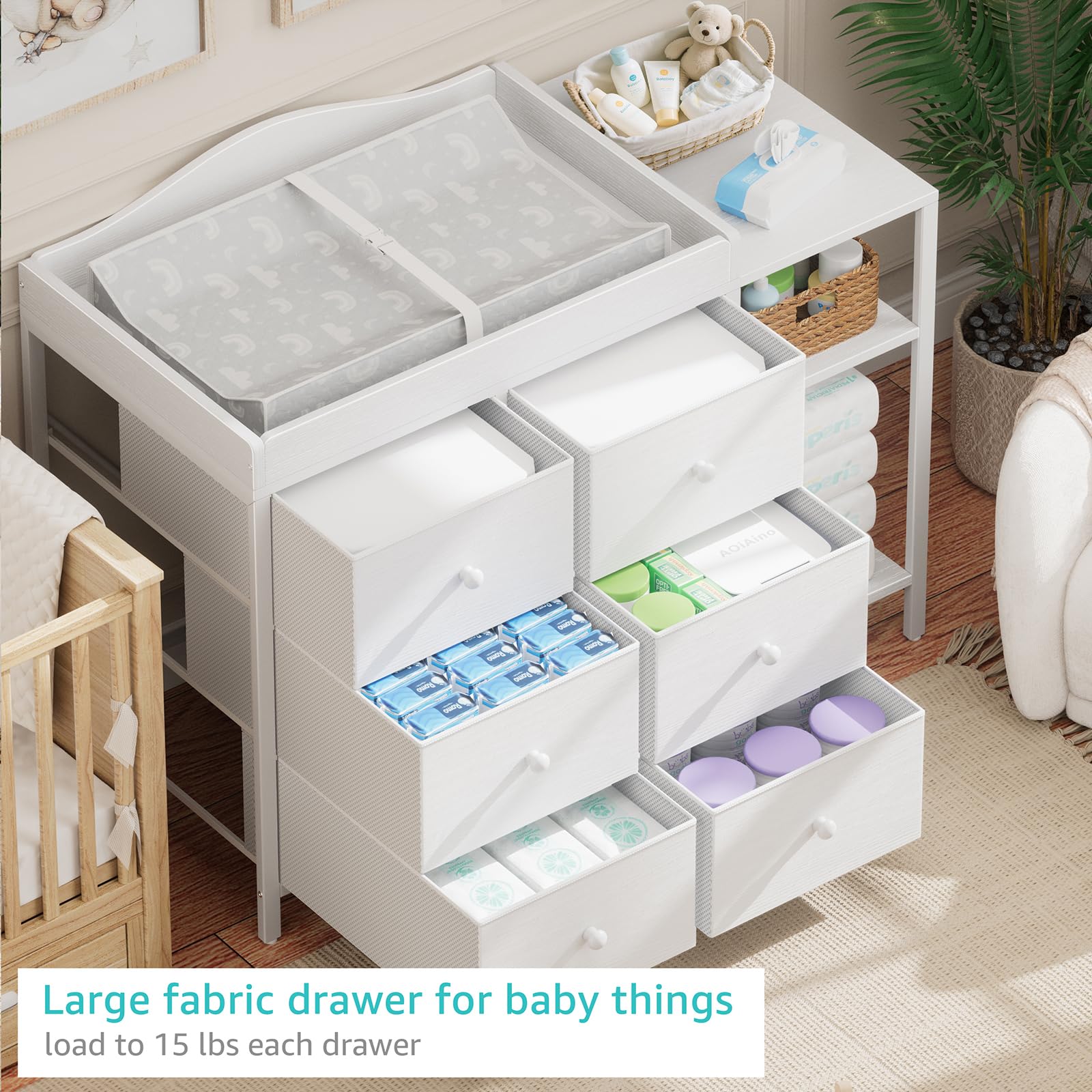 Baby Dresser with Changing Table Top