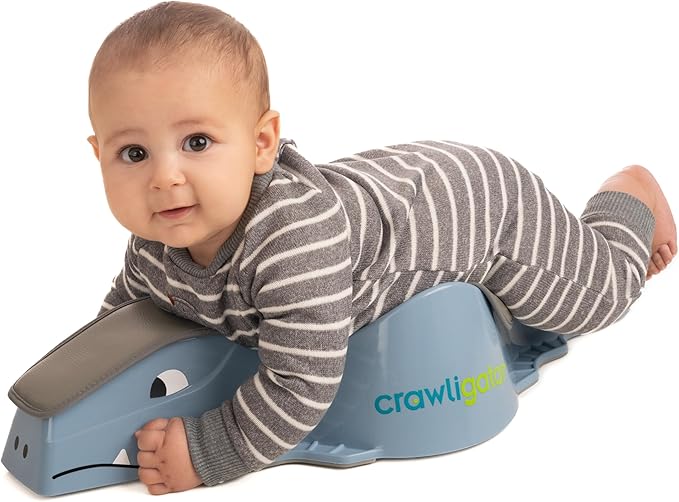 Tummy Time Mobility Toy for Infants 4-12 Months (Slate)