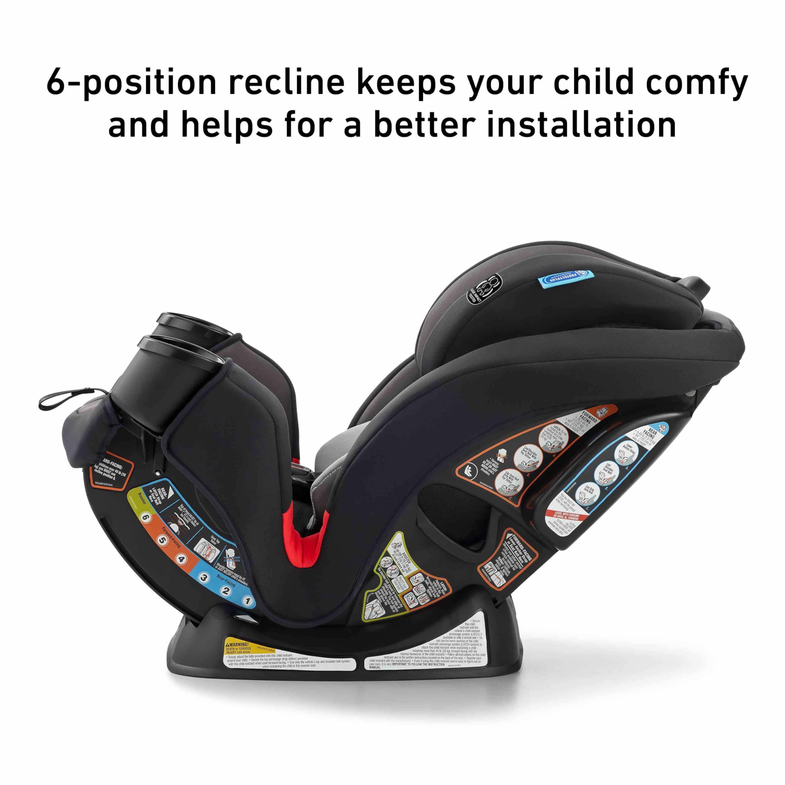 Convertible Car Seat - Highback Booster, Forward & Rear Facing