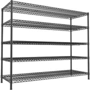 55.5" W Storage Shelves 3200LBS Metal Shelving 5 Tier Wire