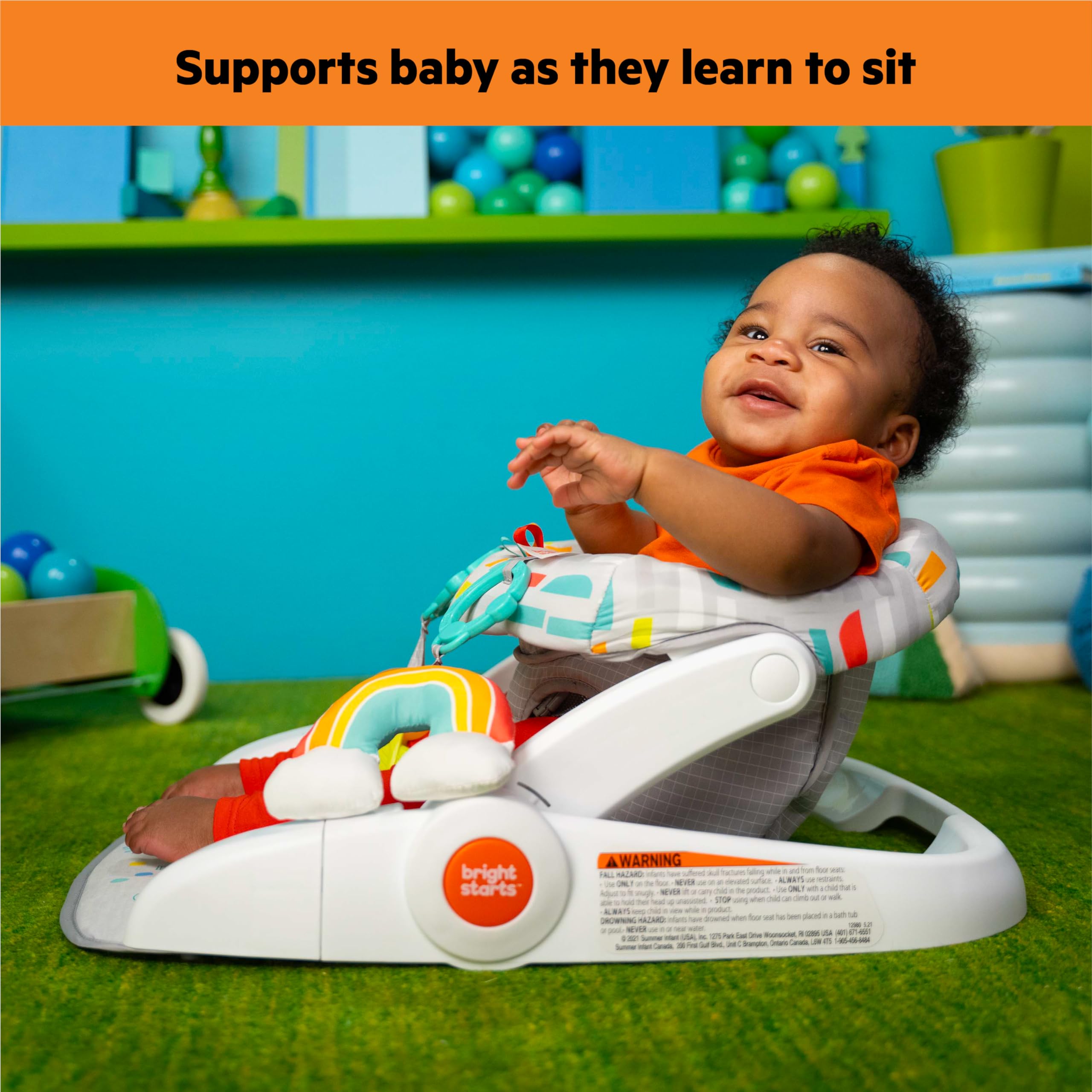 Baby Floor Seat with 2-Position Support