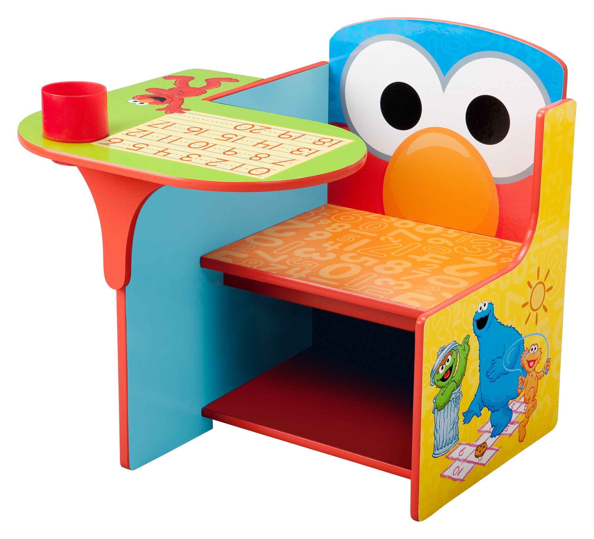 Chair Desk With Storage Bin, Sesame Street