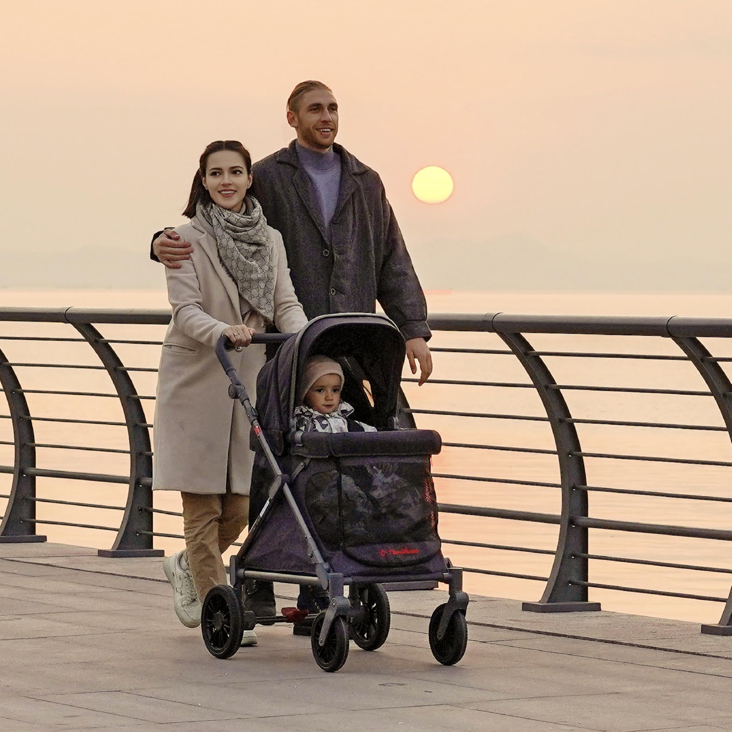 Q1 Multi-Use Kids Wagon Stroller – Foldable, Lightweight & All-Terrain for Kids & Pets