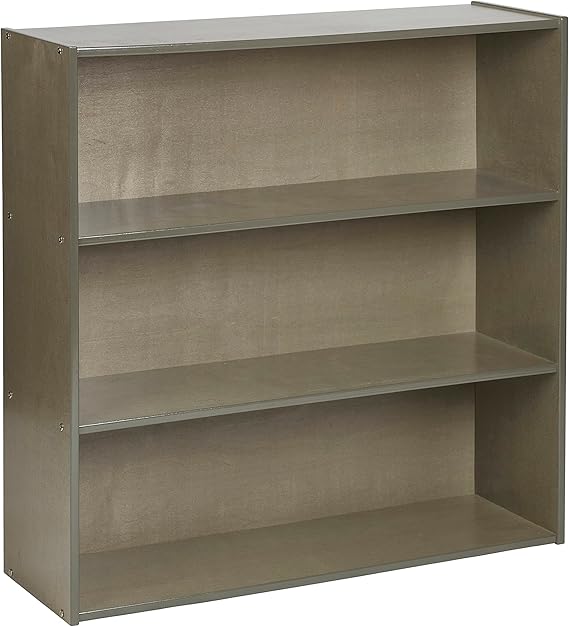 Streamline 3-Shelf Storage Cabinet, 36in, Kid's Bookshelf, Natural