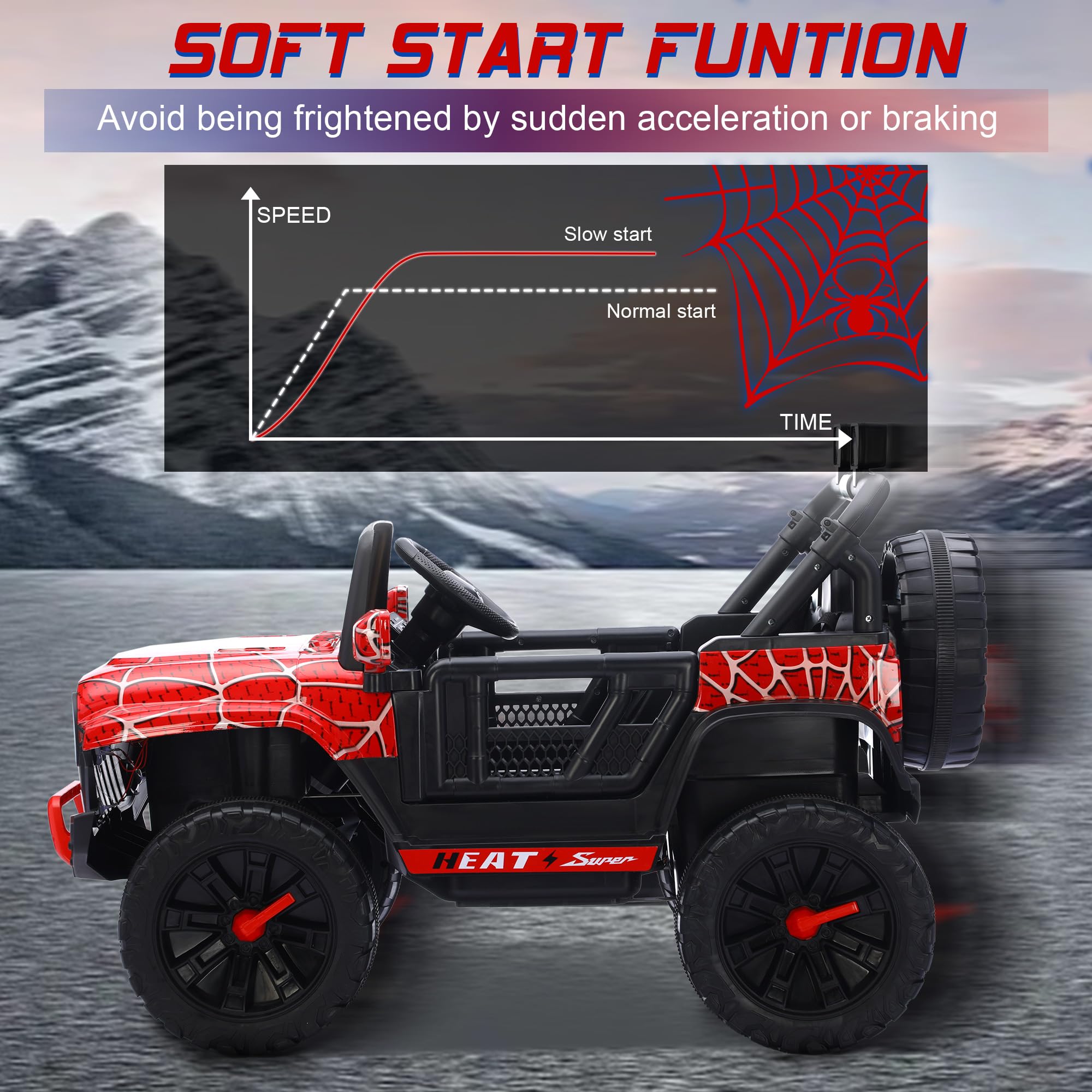 24V Kids Electric Ride-On Truck with Remote Control
