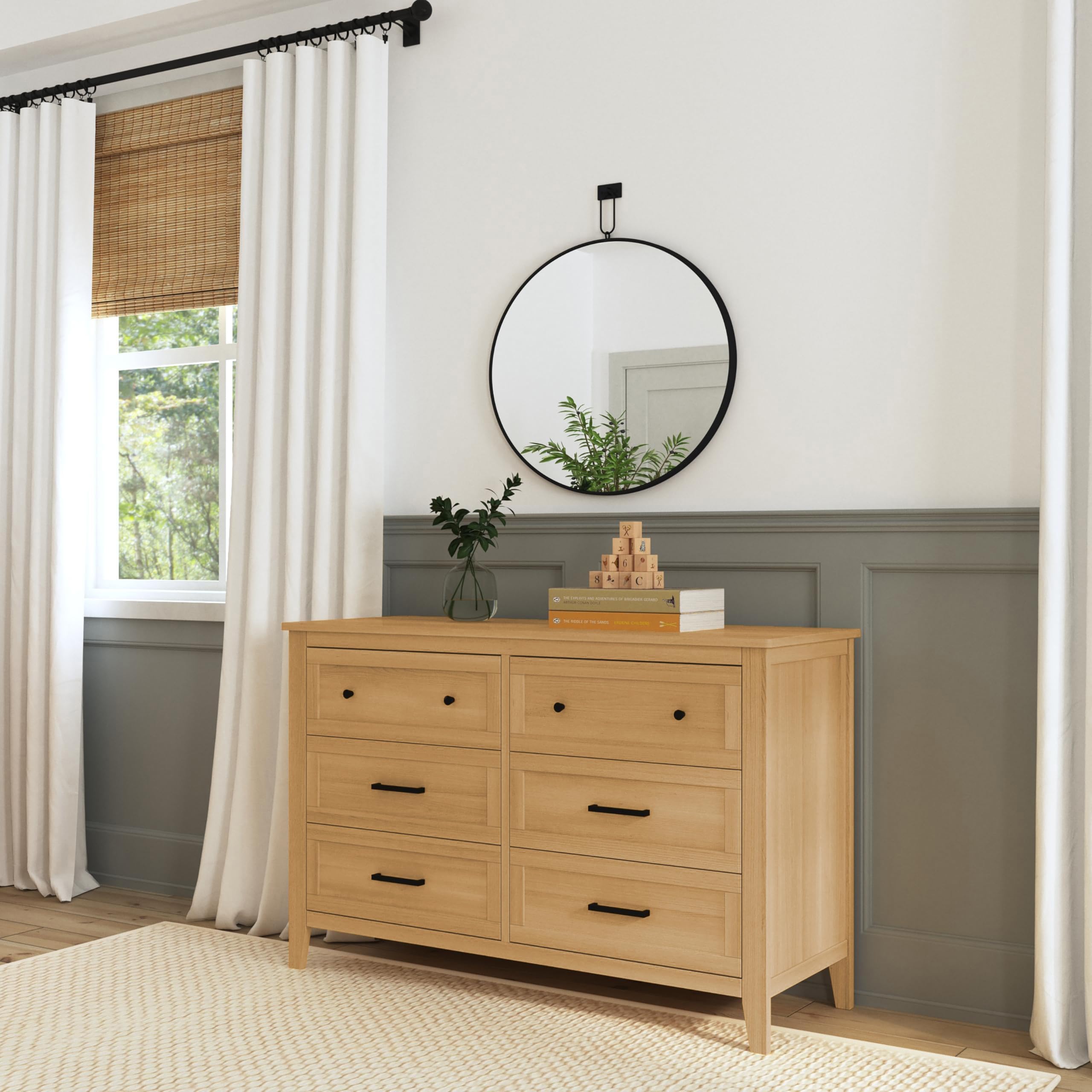 6-Drawer Baby Dresser for Bedroom - GREENGUARD Gold Certified
