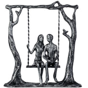 Anniversary Iron Sculpture Gift – Romantic Couple Statue