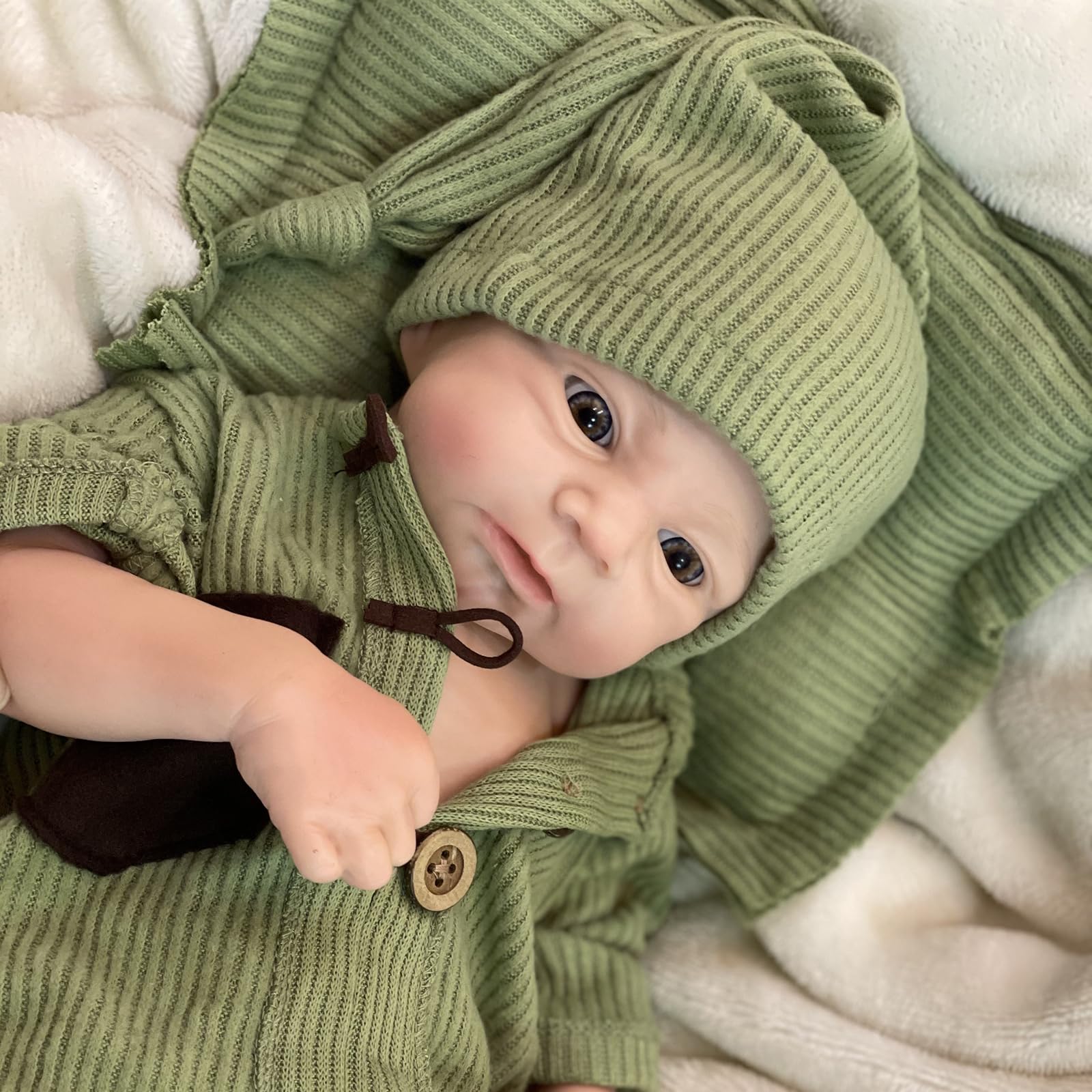 Reborn Baby Dolls, 18 Inch Full Silicone Real Looking Lifelike Doll Realistic Newborn Baby