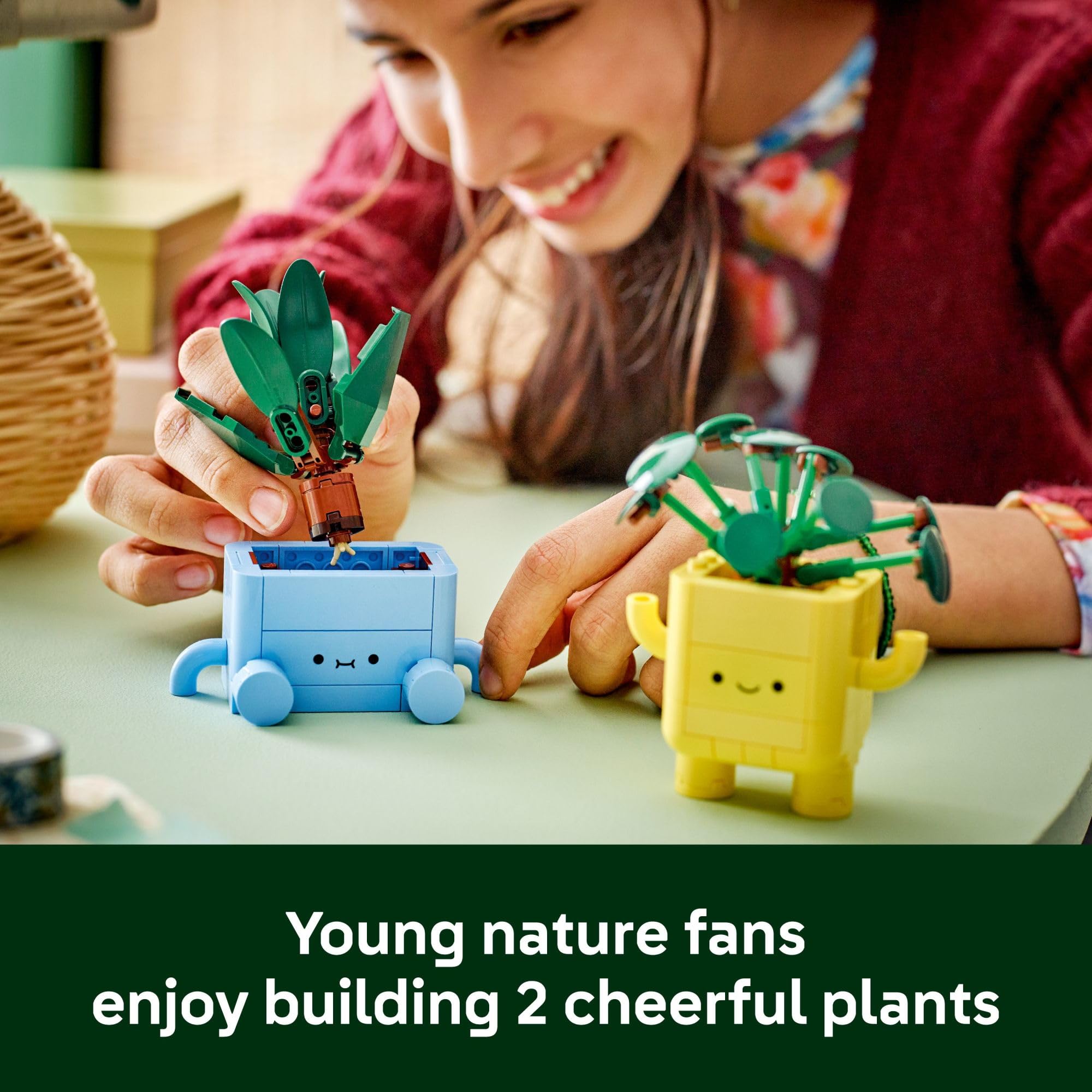 Happy Plants Building Set for Kids Ages 9+