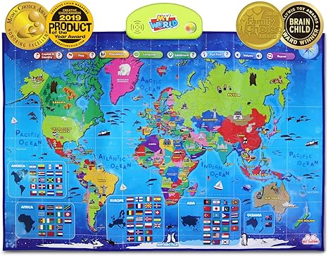 i-Poster My USA Interactive Map - Educational Talking Toy for Kids