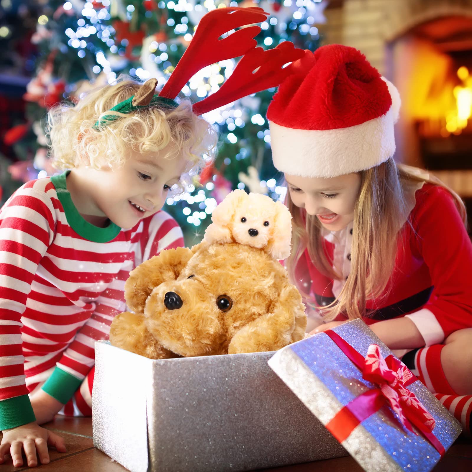 5 Pcs Dog Stuffed Animal Puppy Stuffed Animal