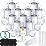 oz Sublimation Blanks Sippy Cups for Toddlers Insulated Stainless