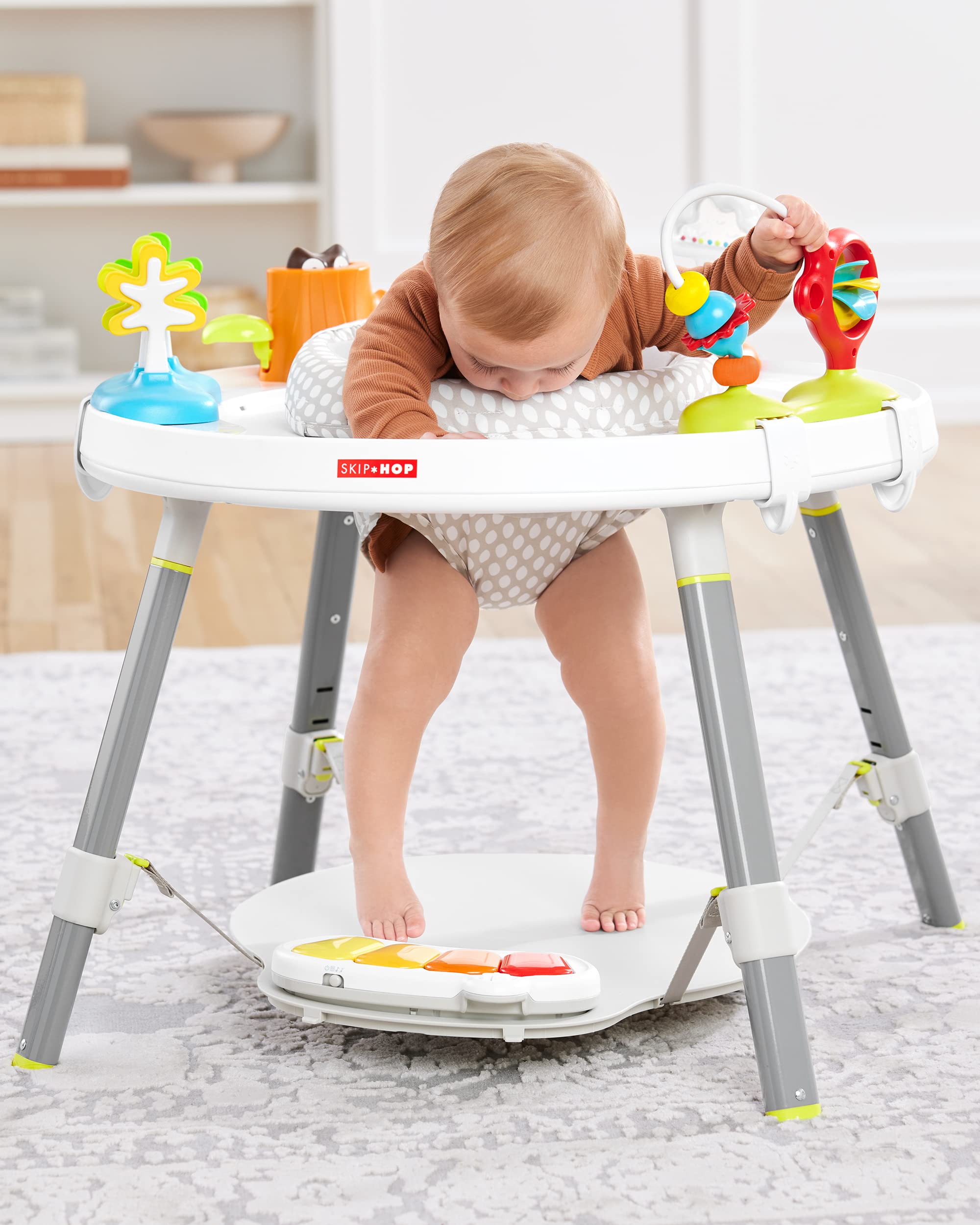 3-Stage Baby Activity Center with Interactive Play Features