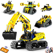 5 in 1 Building Toys STEM Robotics Kit, 430 PCS Blocks RC Robot Erector Sets