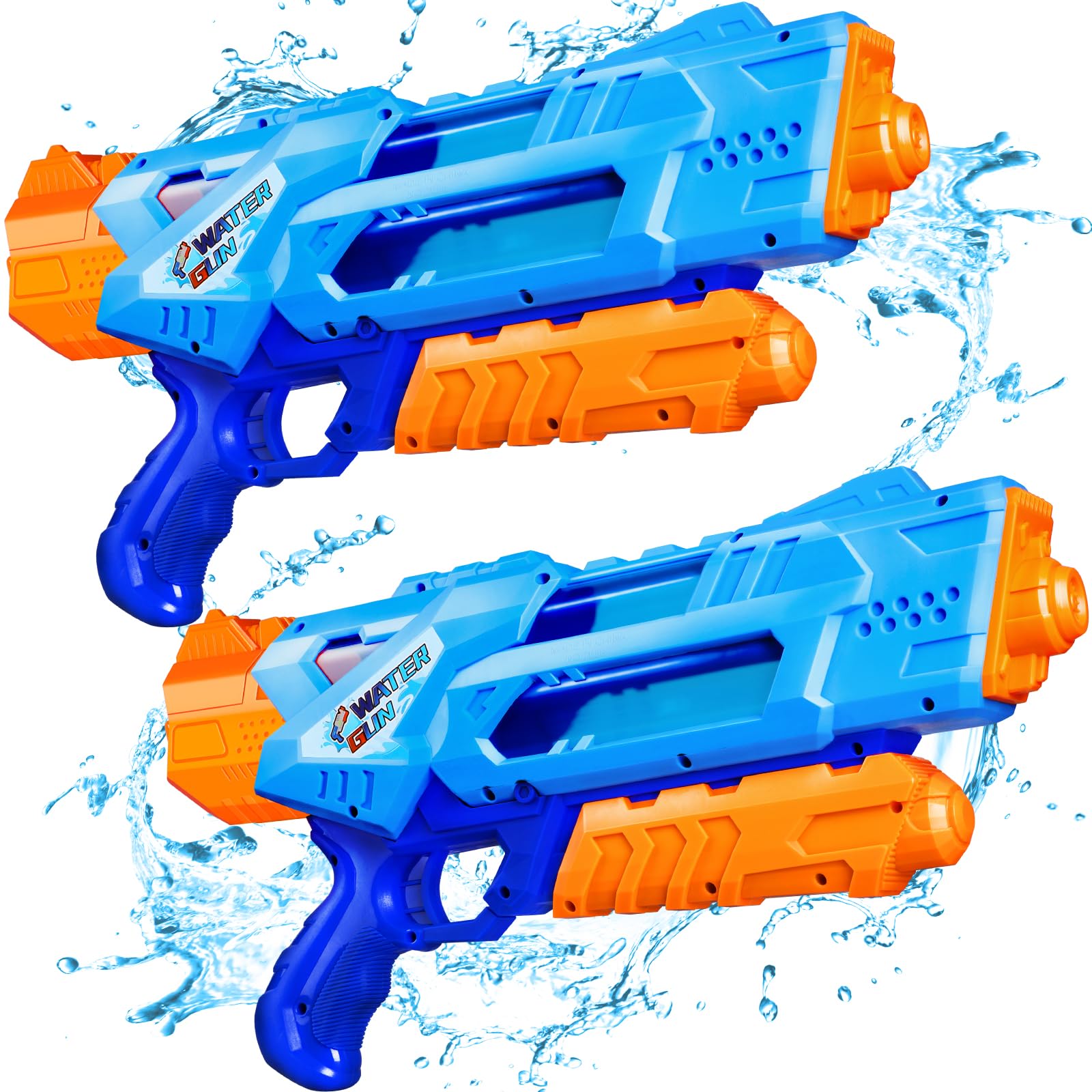 Super Water Guns for Kids Adults - 2 Pack Super Water Soaker 1200cc