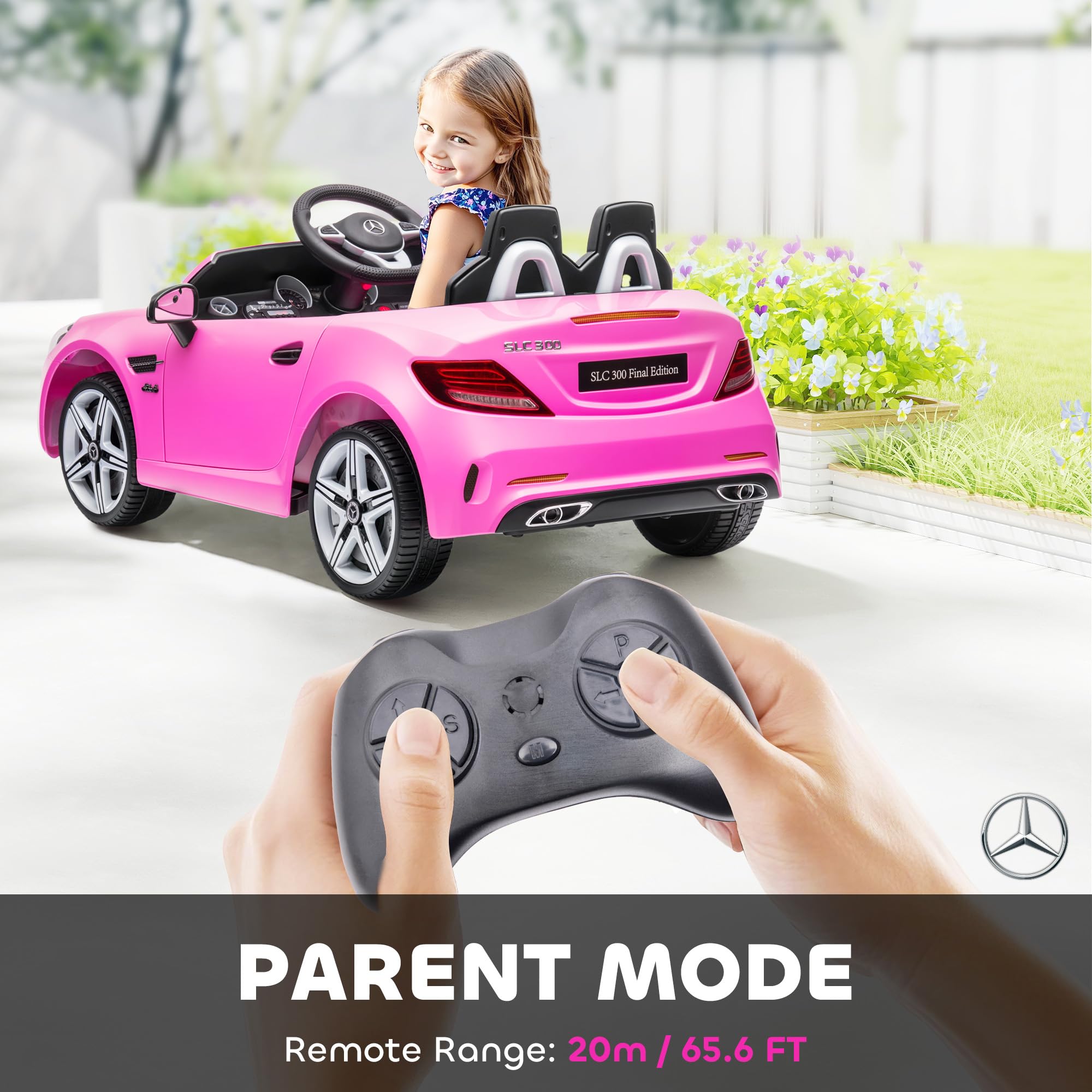 Mercedes SLC 300 Kids Electric Car with Remote Control