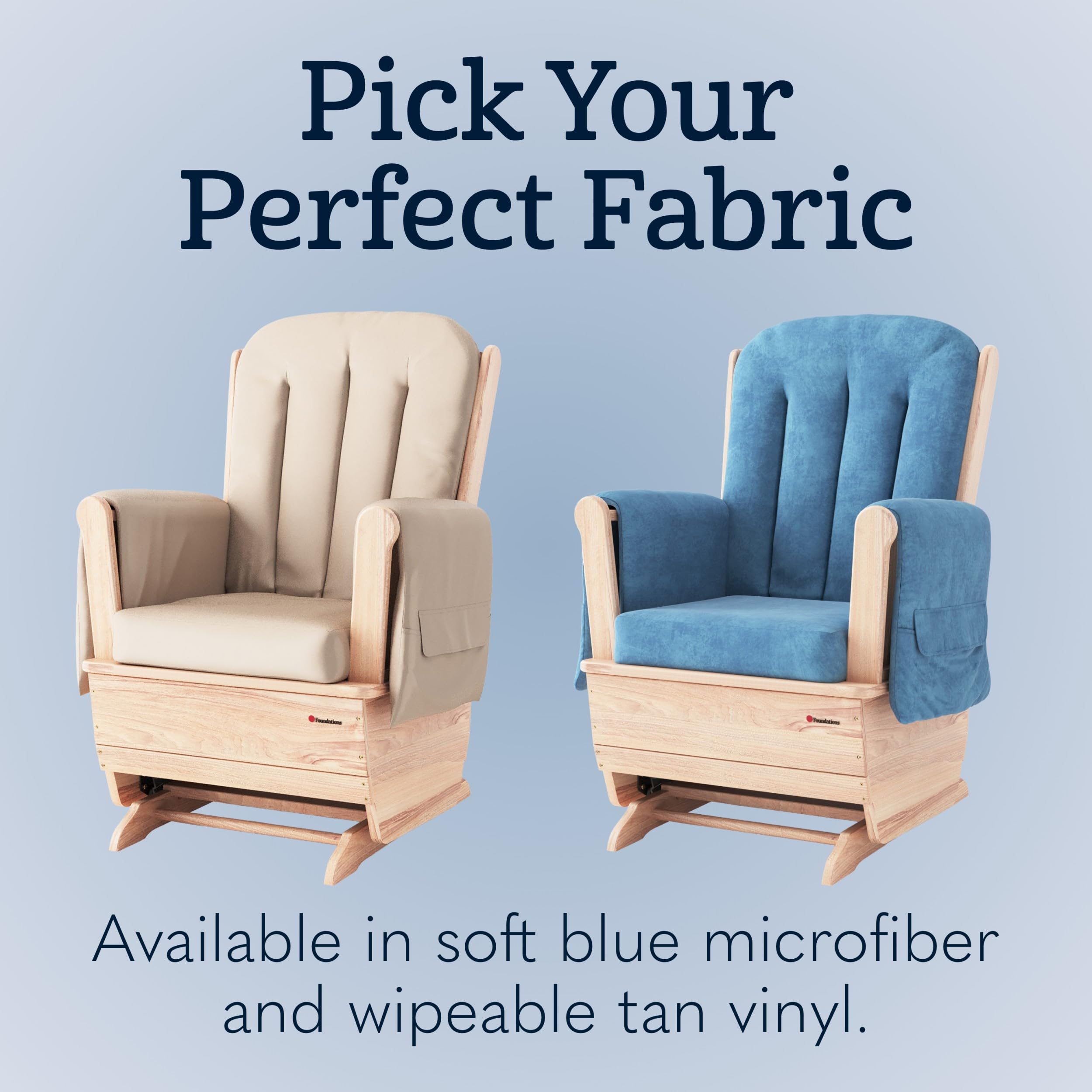 SafeRocker Glider Rocker Chair for Nursery and Daycare