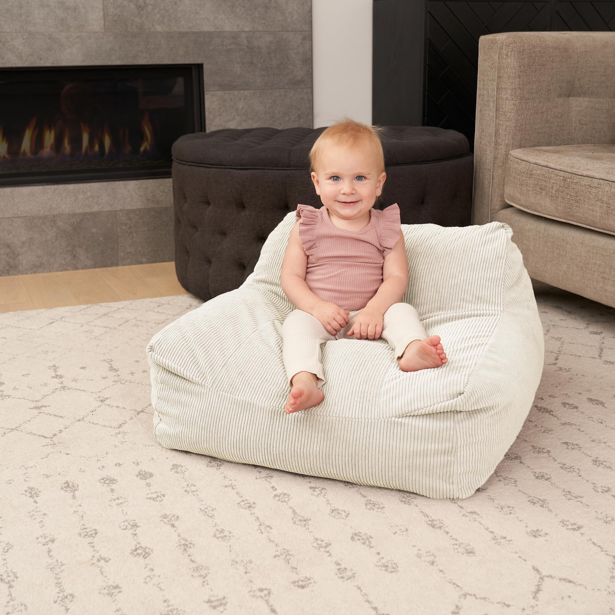 Soft Memory Foam Bean Bag Chair for Toddlers - Trendy Kids Chair