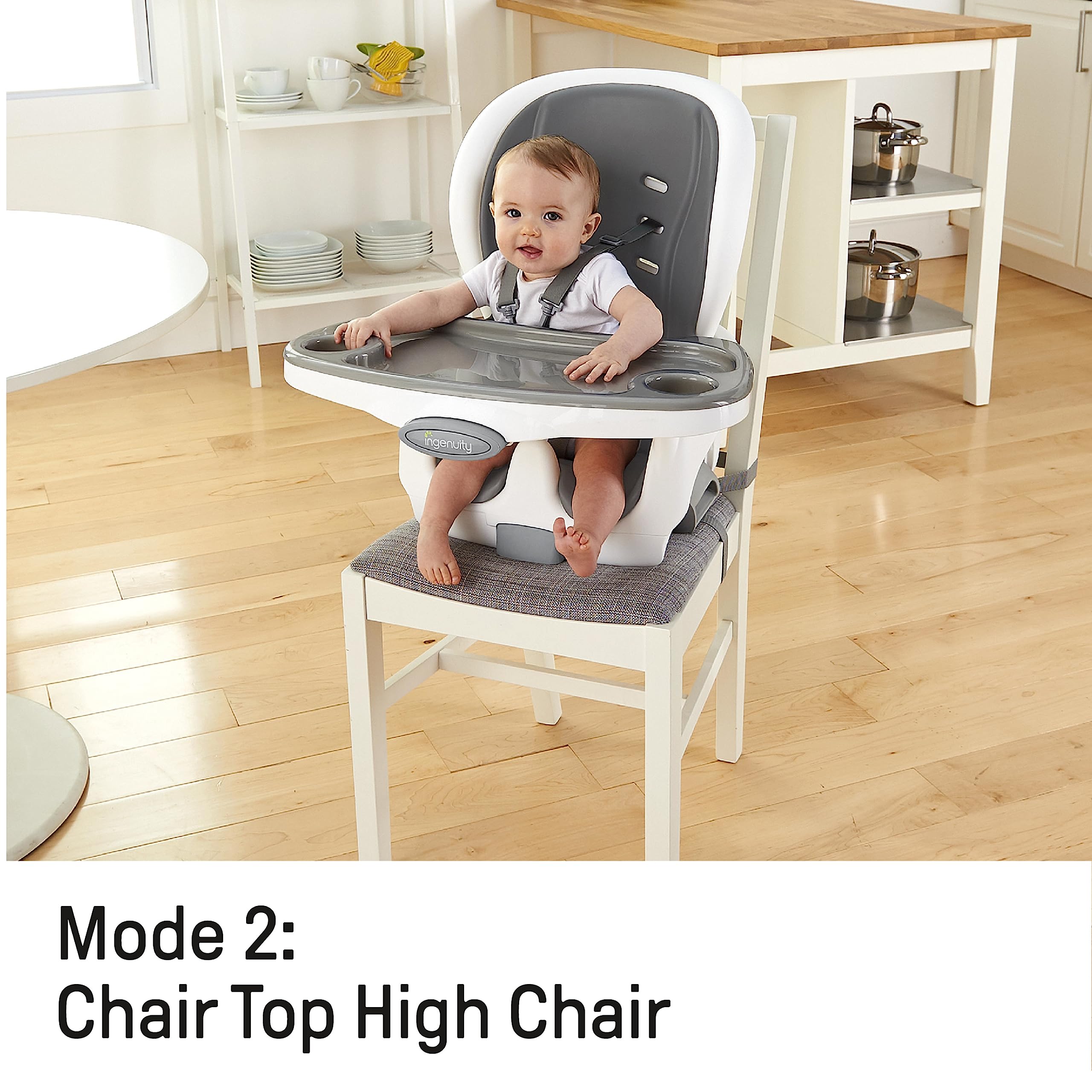 3-in-1 Convertible High Chair with Booster Seat