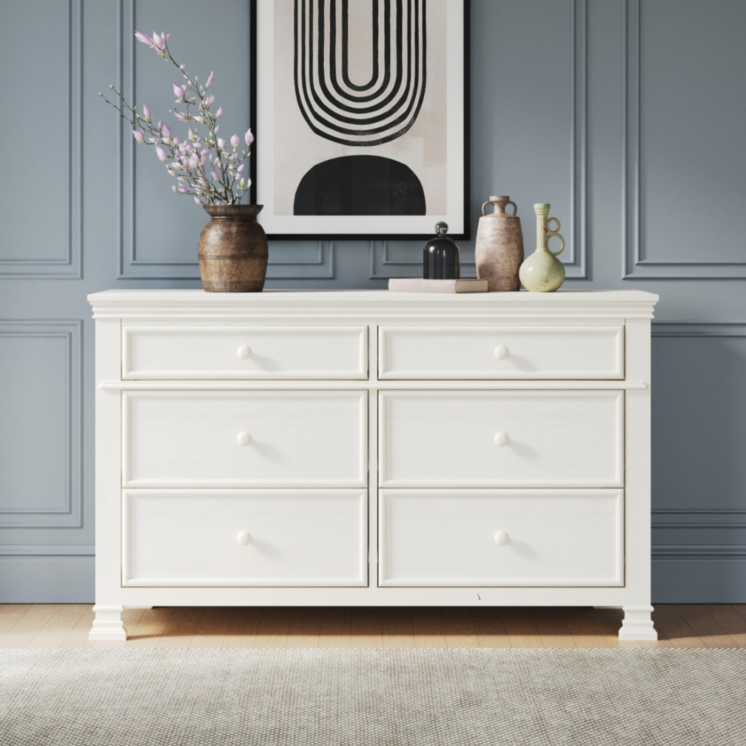 Westgate Crib, Double Dresser, Chest, and Nightstand Nursery Set