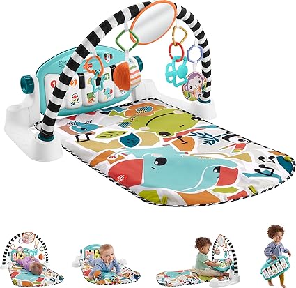 Baby Playmat Kick & Play Piano Gym with Musical and Sensory Toys