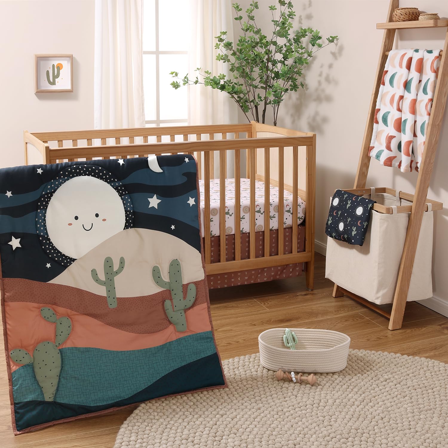 5-Piece Desert Theme Baby Crib Bedding Set