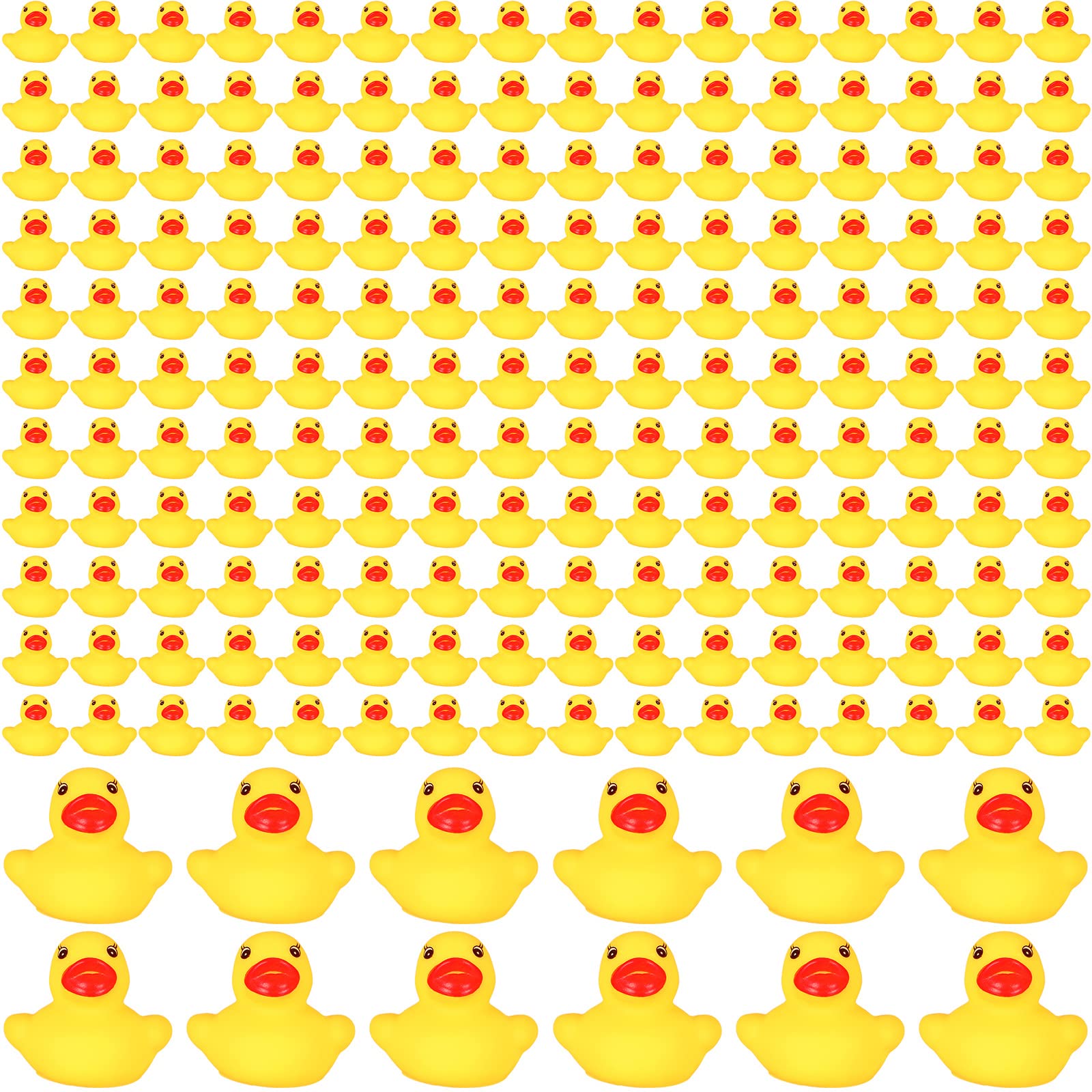 Pcs Mini Rubber Ducks in Bulk Bath Toy Squeak Tiny Ducks for Kids