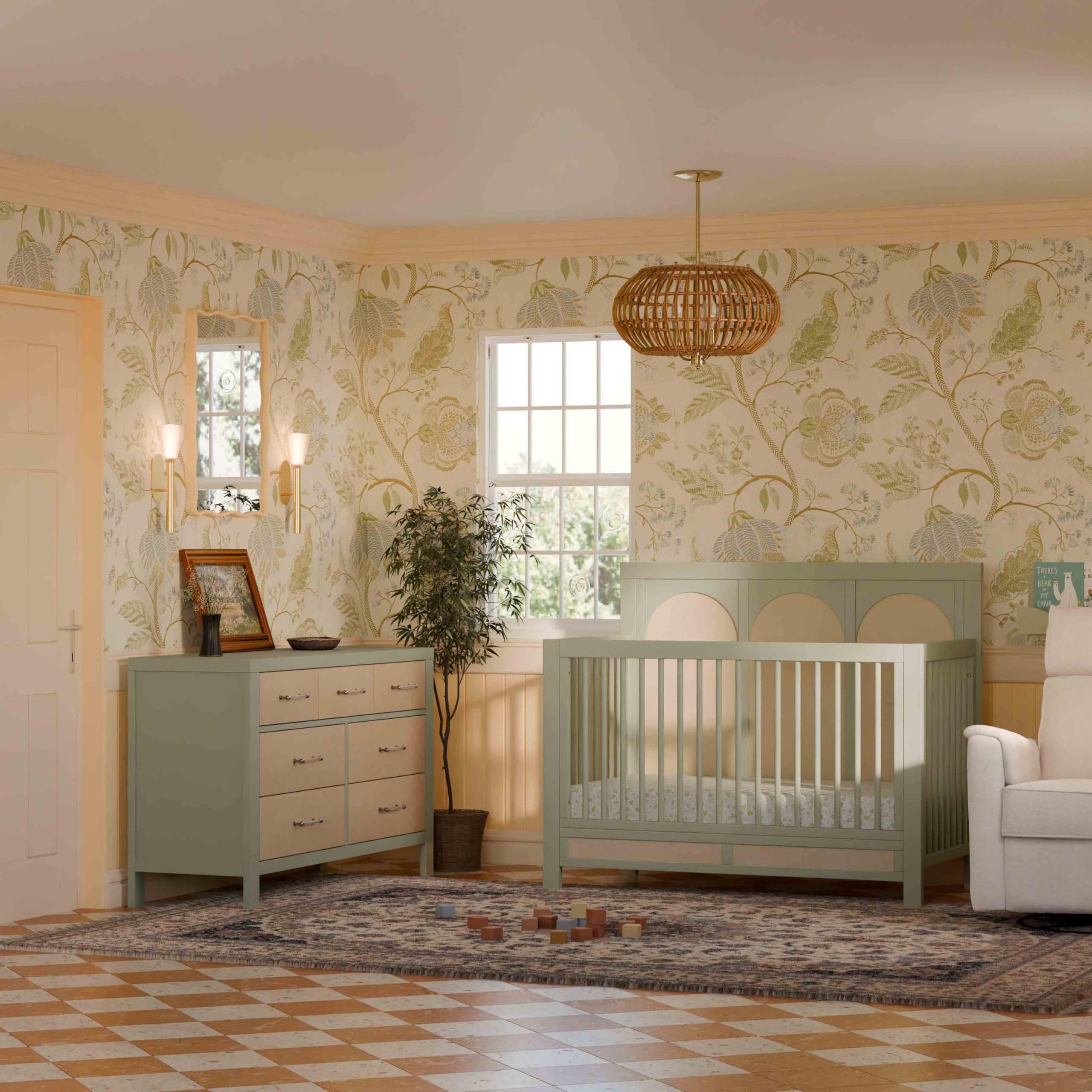 7-Drawer Nursery Dresser with Changing Table Top