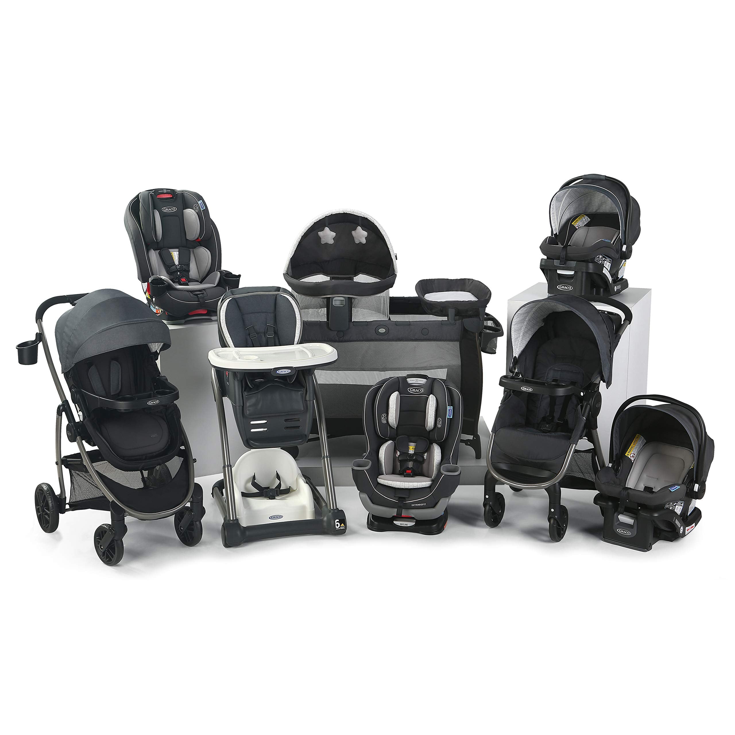 Graco Blossom 6 in 1 Convertible High Chair, Redmond, Infant Highchair