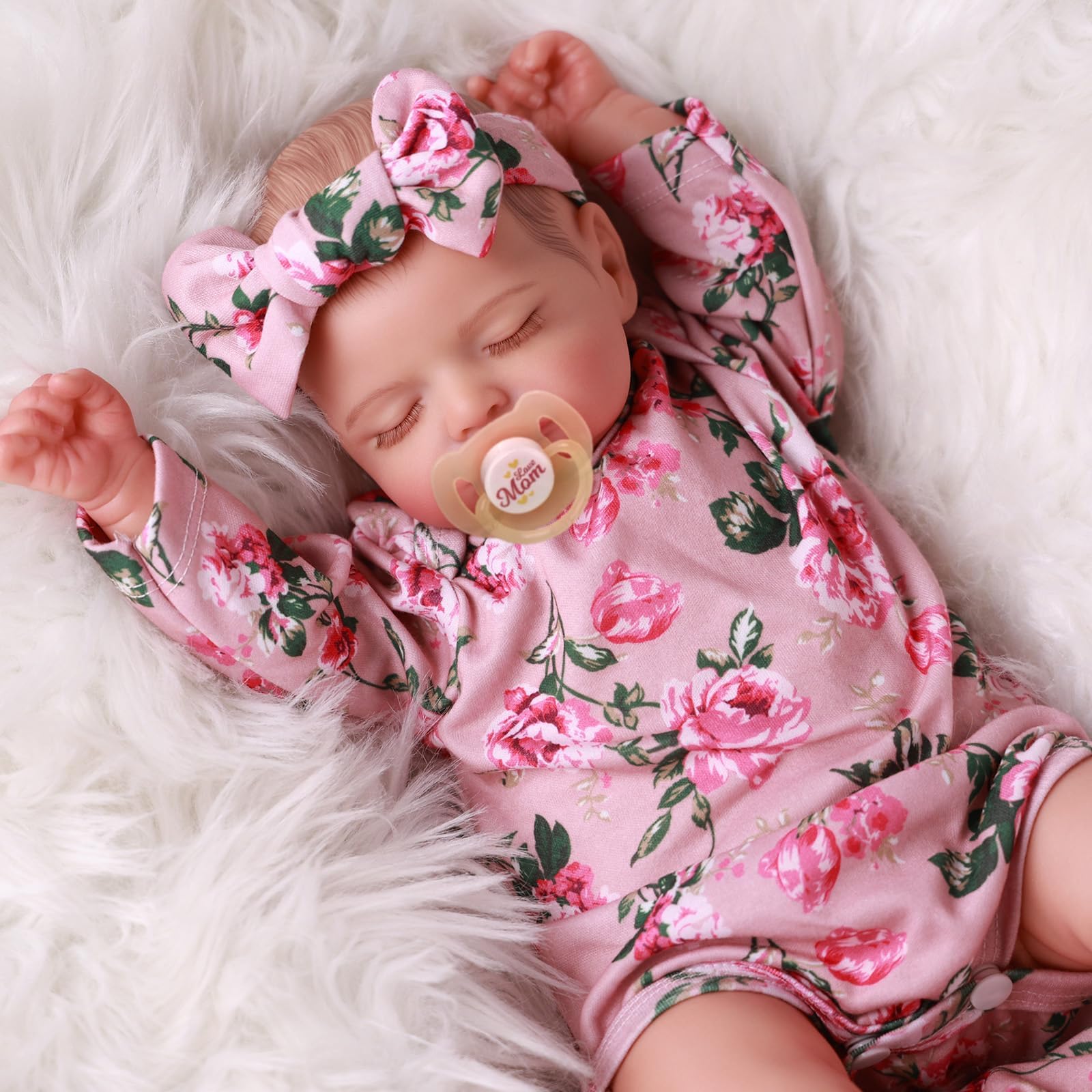Lifelike Reborn Baby Dolls - 20 inch Sleeping Realistic Newborn Baby Dolls Soft Body